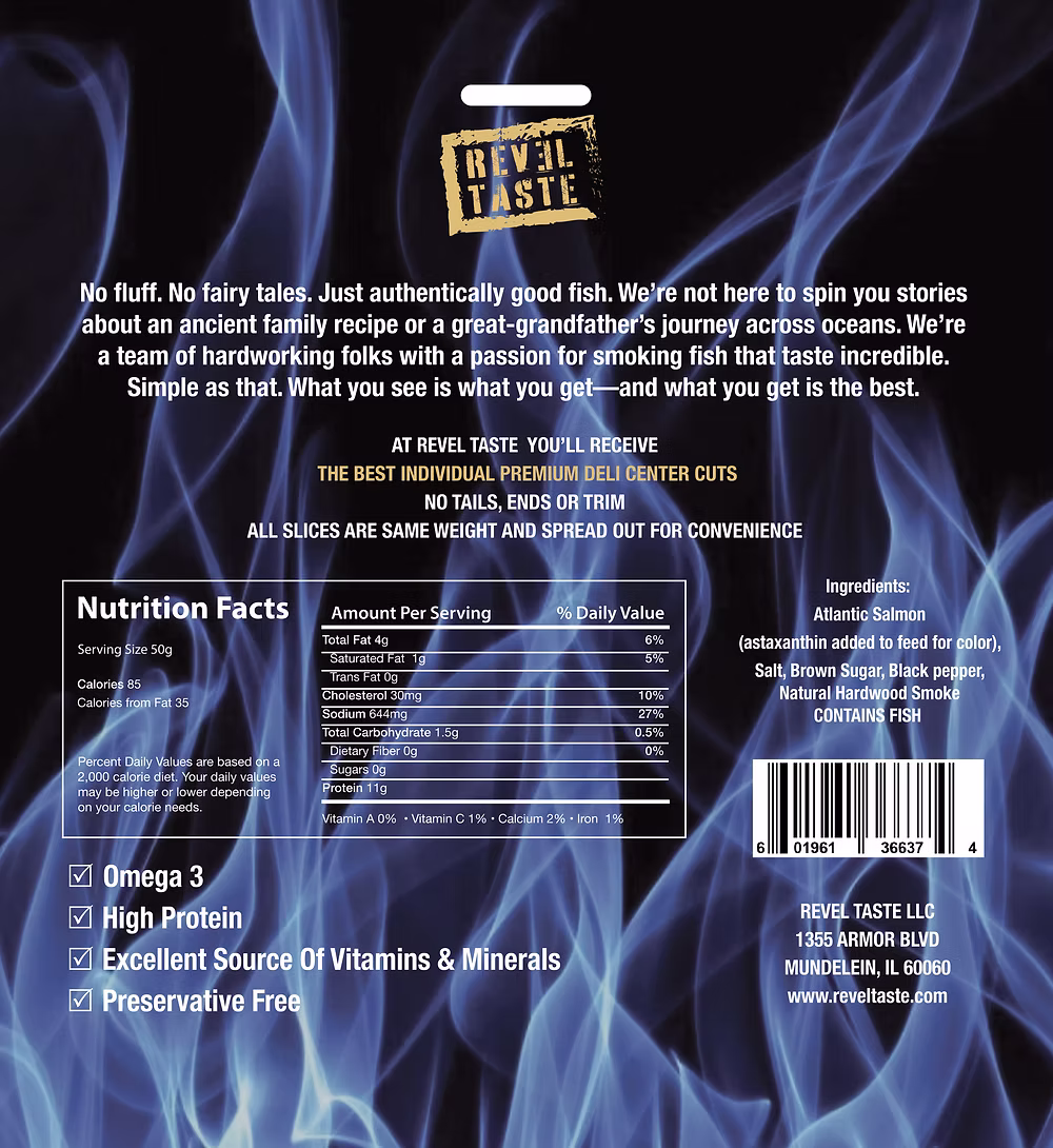 Lox Norwegian Style / Central Cuts / Black Pepper - Image 2