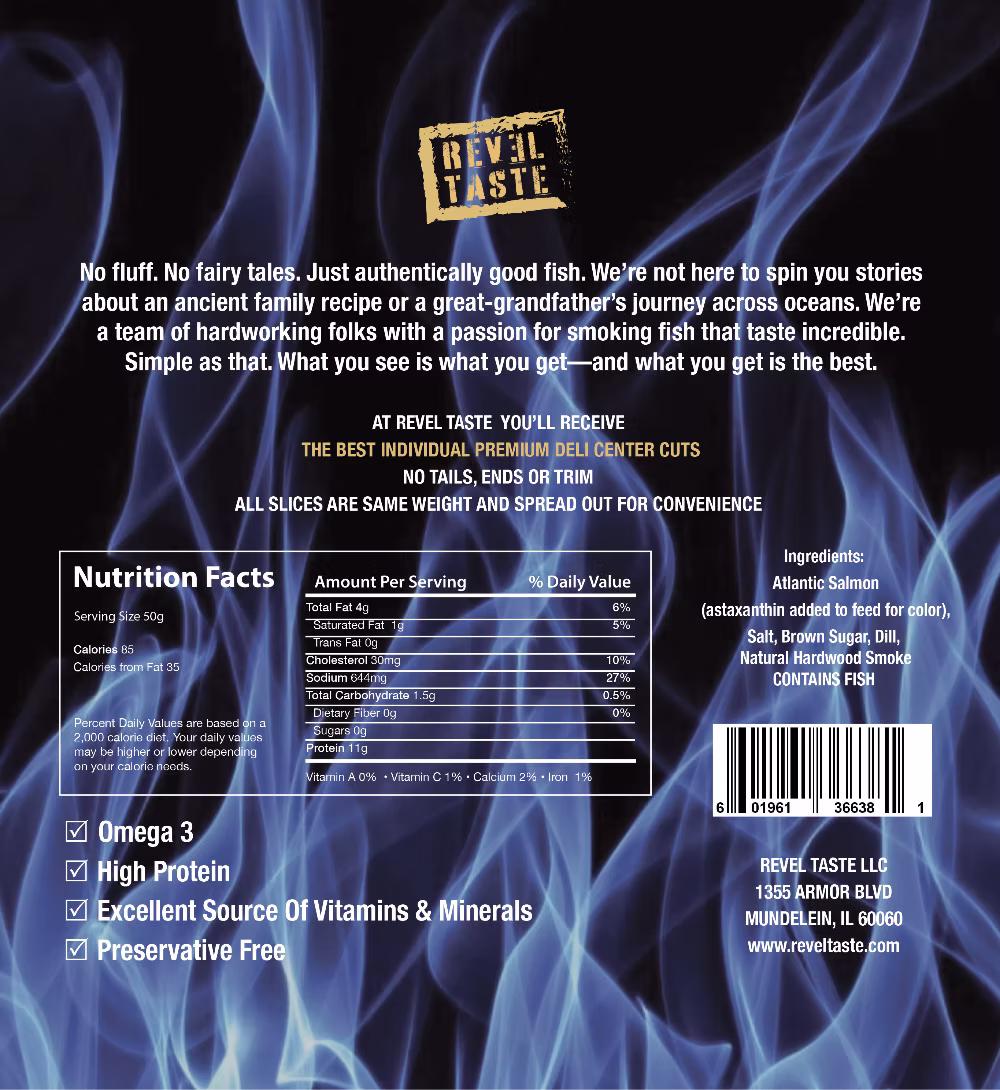 Lox Norwegian Style / Central Cuts / Gravlax - Image 2