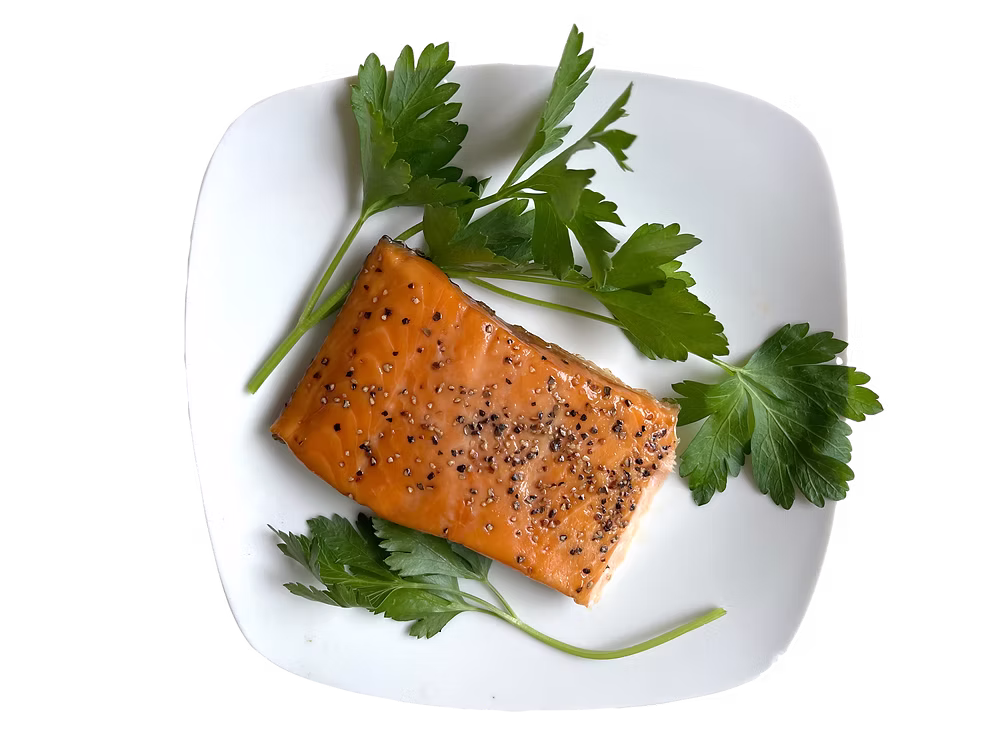 Hot Smoked Salmon Fillet Black Pepper - Image 3